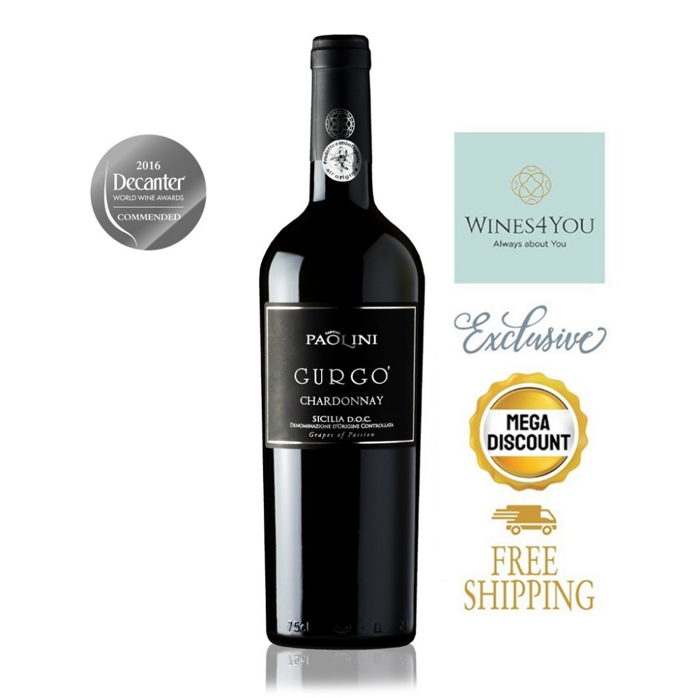 Cantine Paolini Gurgo Chardonnay Sicilia DOC Italy White Wine